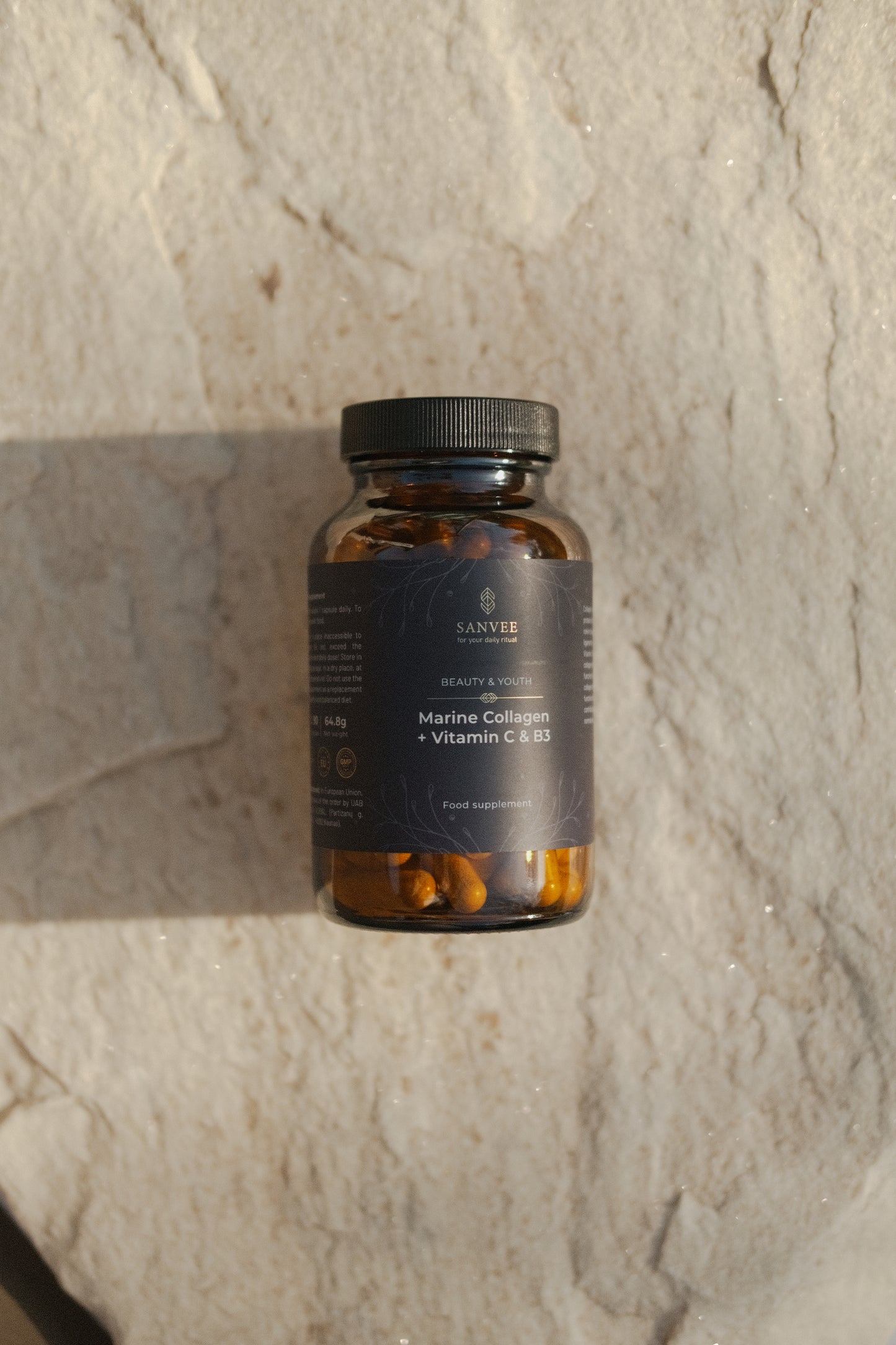 Jūrinis kolagenas su vitaminais C ir B3