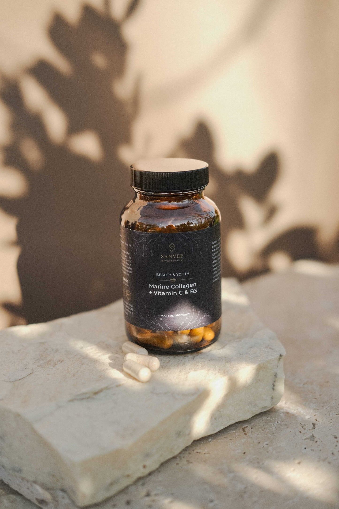 Jūrinis kolagenas su vitaminais C ir B3